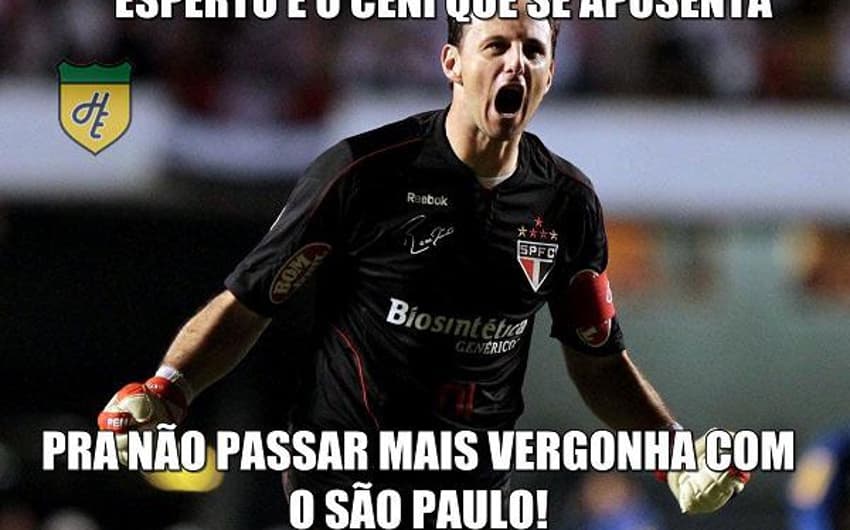 Memes da derrota do São Paulo no Pacaembu (Foto: Reprodução)