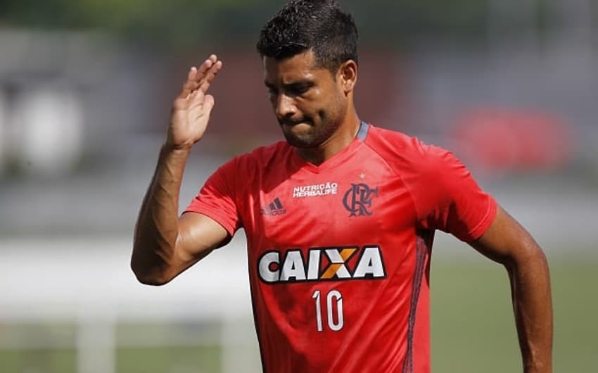 Ederson em treino do Flamengo (Gilvan de Souza/Flamengo)