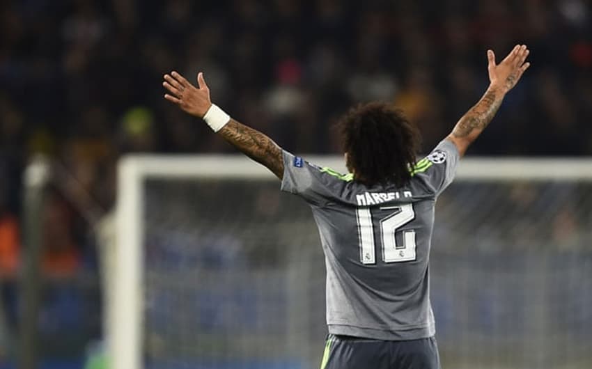 Marcelo - Roma x Real Madrid