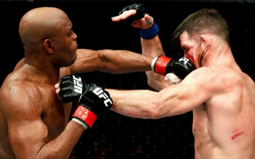 Anderson Silva foi derrotado por Michael Bisping no UFC Londres (FOTO: Reprodução)