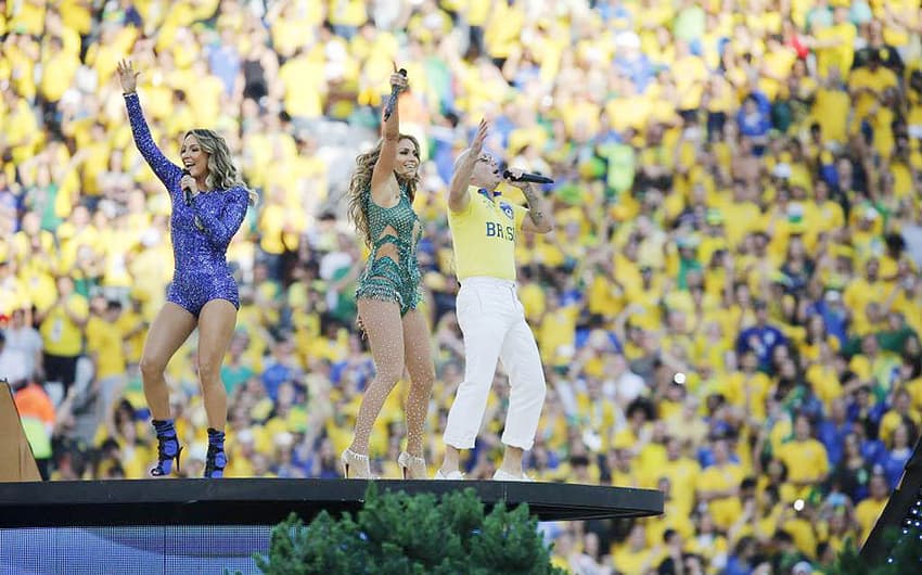 cerimônia de abertura da copa do mundo 2014(Foto: AFP)