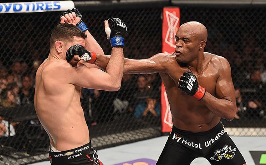 Anderson Silva quer um novo duelo contra &nbsp;Nick Diaz (Foto: Divulgação/UFC)