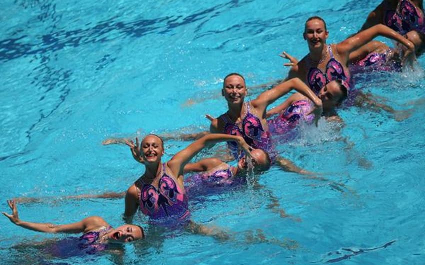 Equipe do nado sincronizado da Ucrânia consegue vaga inédita  (Foto: Satiro Sodré / SSPress / CBDA)