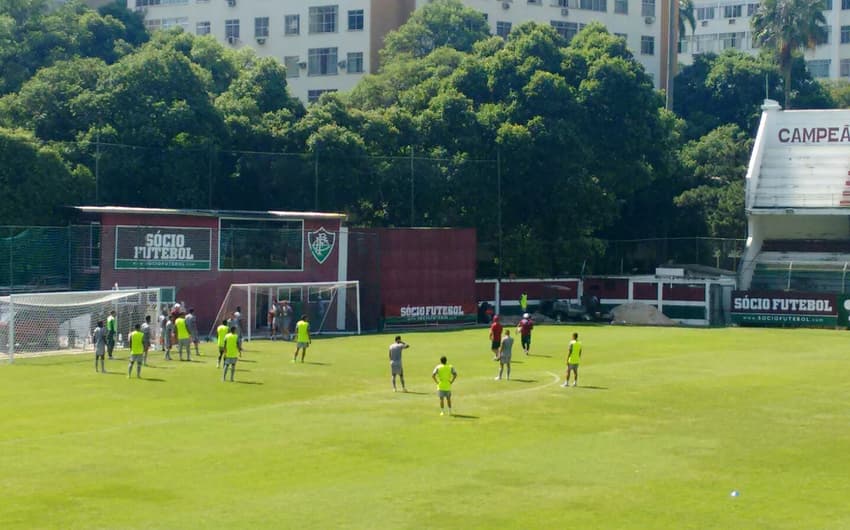 Treino do Fluminense (Foto: Patrick Monteiro)