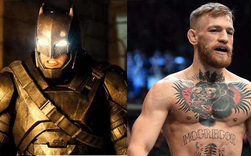Conor McGregor foi comparada ao Batman (FOTOS: Divulgação)