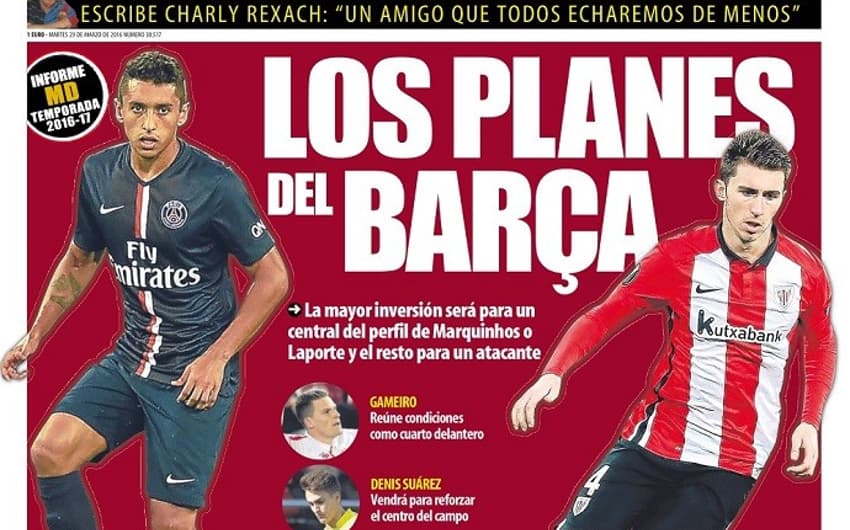 Capa do jornal "Mundo Deportivo" desta terça (Foto: Reprodução)