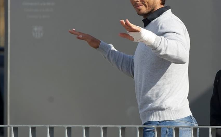 Rafael Nadal chega ao Camp Nou para homenagem a Johan Cruyff