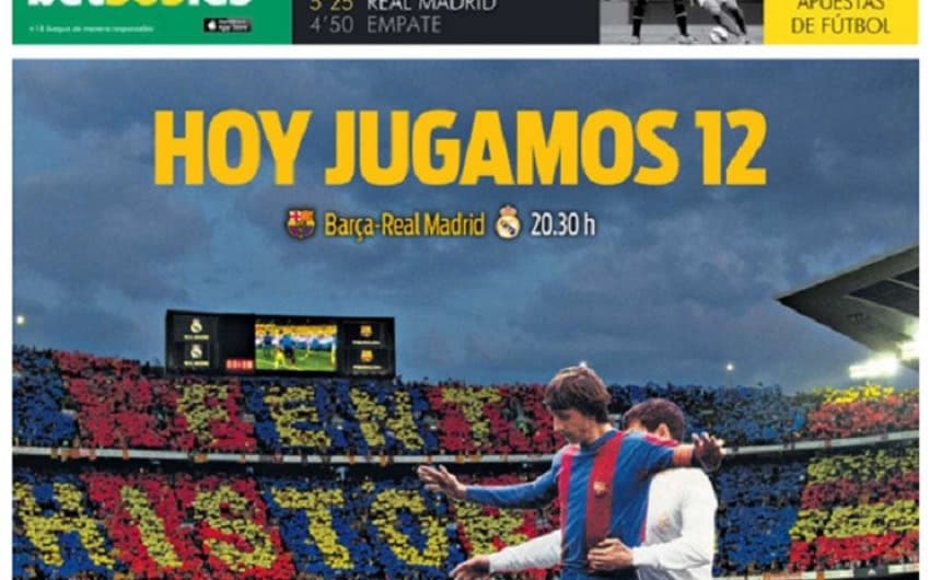 Capa do jornal "Sport" deste sábado (Foto: Reprodução)