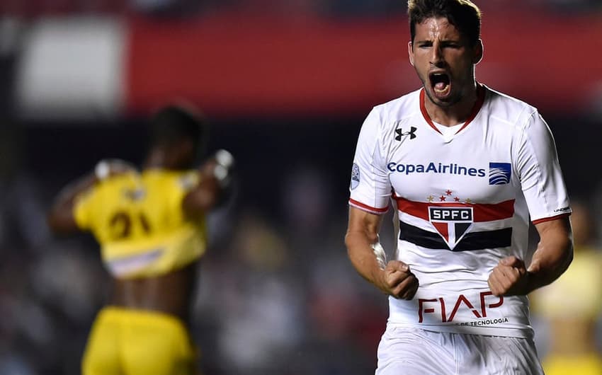 Autor de quatro gols contra o Trujillanos,&nbsp;Calleri é o artilheiro da Libertadores com cinco gols