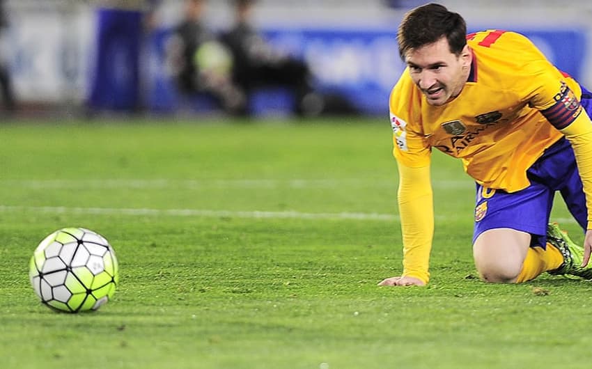 HOME - Real Sociedad x Barcelona - Campeonato Espanhol - Messi (Foto: Ander Gillenea/AFP)