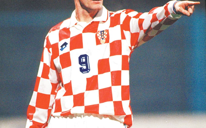 Suker - artilheiro da Copa de 1998 pela Croácia