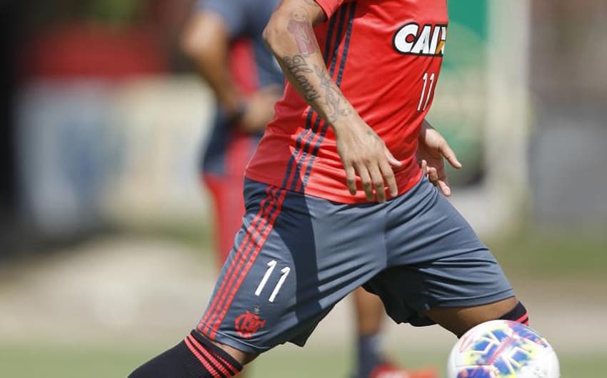 Emerson em treino do Flamengo (Gilvan de Souza / Flamengo)