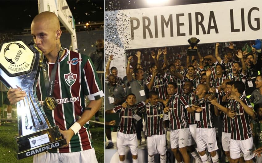 Confira as imagens da vitória do Fluminense sobre o Atlético-PR<br>