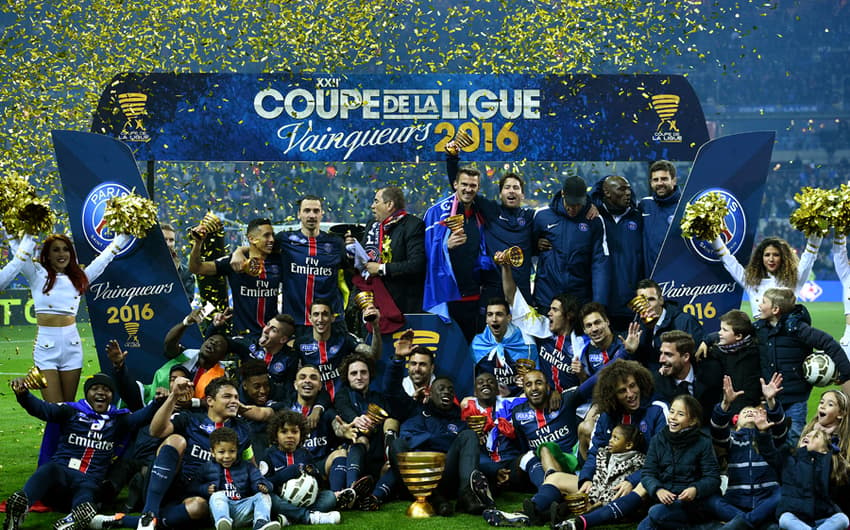 PSG conquistou a Taça da Liga Francesa&nbsp;