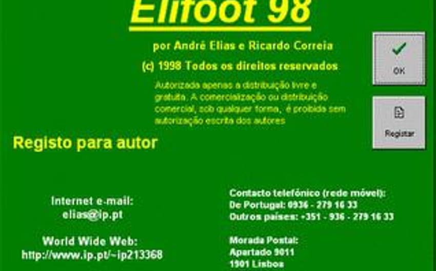 Viagem no tempo: Confira dez imagens que farão você relembrar como jogar Elifoot 98 era divertido