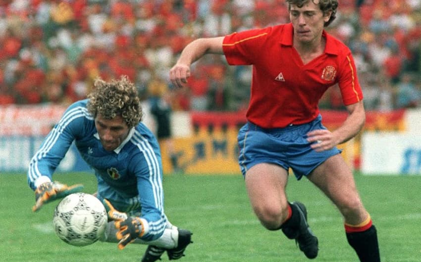 O belga Pfaff jogou duas Copas e foi o melhor goleiro do mundo em 1987