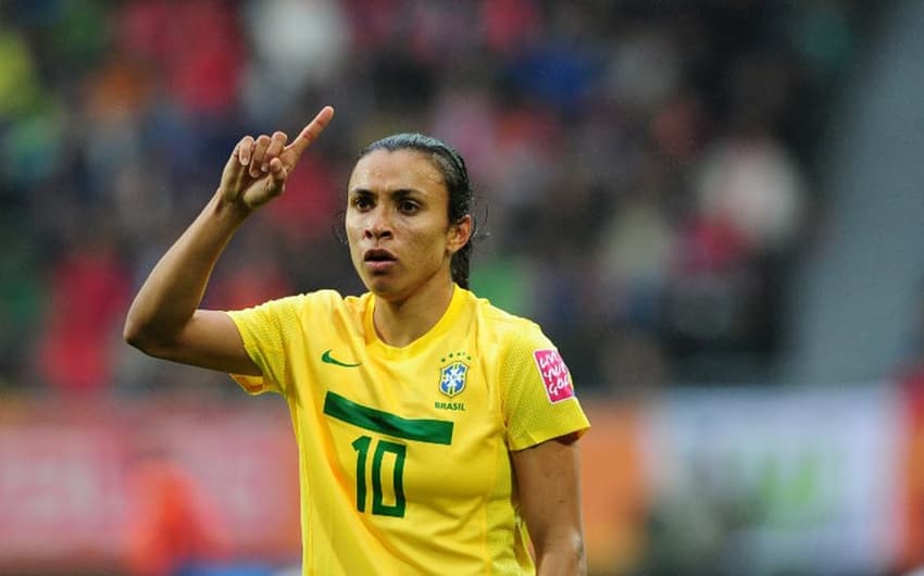 A brasileira Marta é a grande craque do futebol feminino