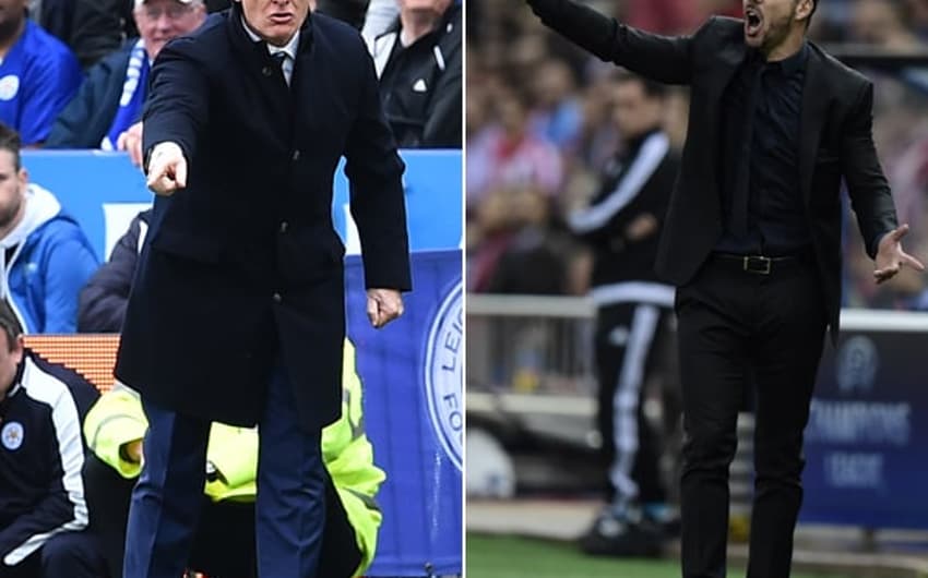 Claudio Ranieri (Leicester) + Diego Simeone (Atlético de Madrid)