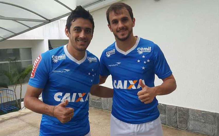 Robinho e Lucas - Cruzeiro (Foto: Divulgação)