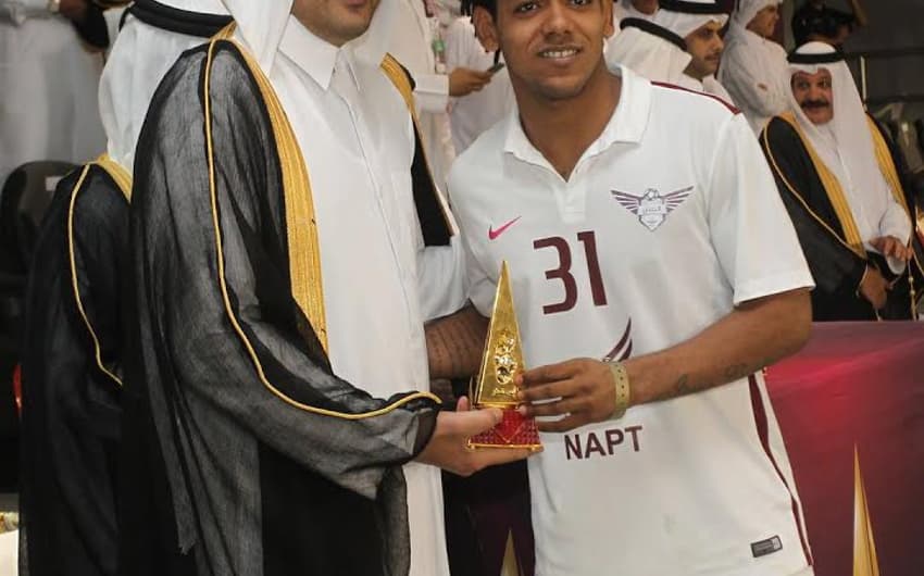 Romarinho é campeão no Qatar (divulgação)