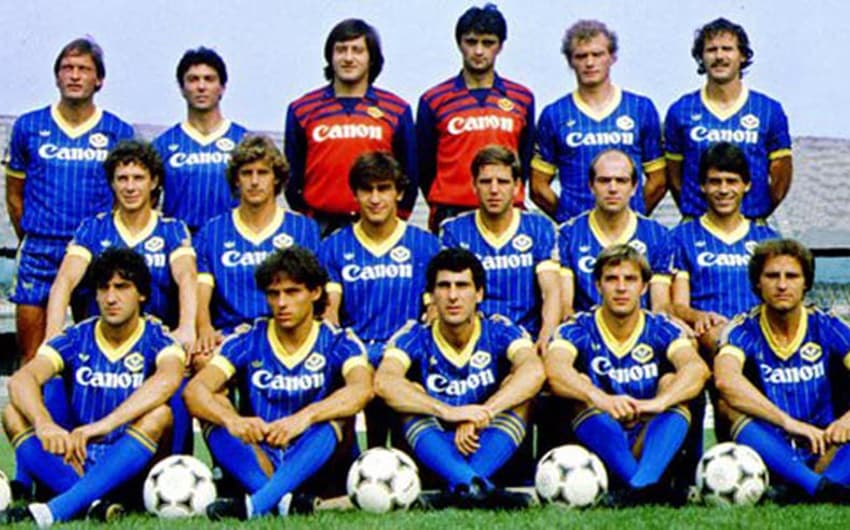 CONFIRA OUTRAS TÍTULOS SURPREENDENTES EM CAMPEONATOS EUROPEUS: Hellas Verona - Campeão Italiano 1984/1985