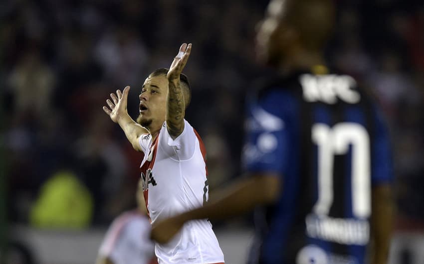 Libertadores - River Plate x Indenpendiente delvalle (foto:EITAN ABRAMOVICH / AFP)