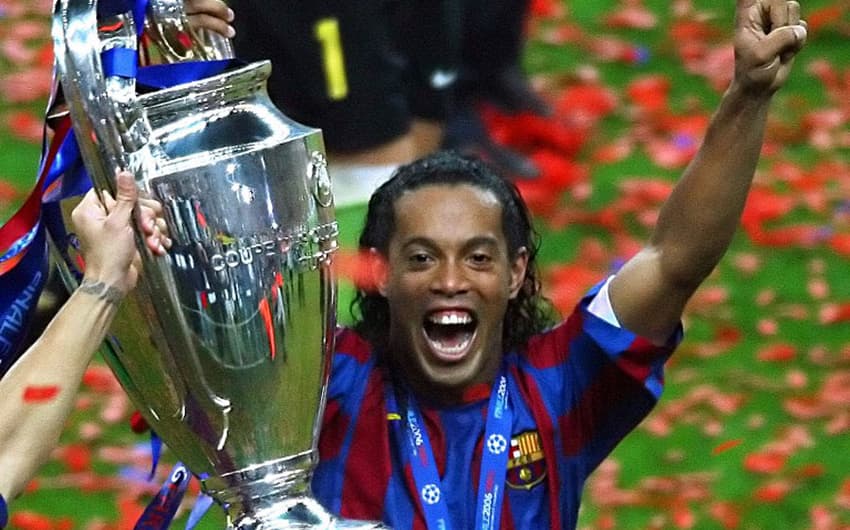 Ronaldinho Gaúcho faturou a Liga dos Campeões pelo Barcelona em 2006