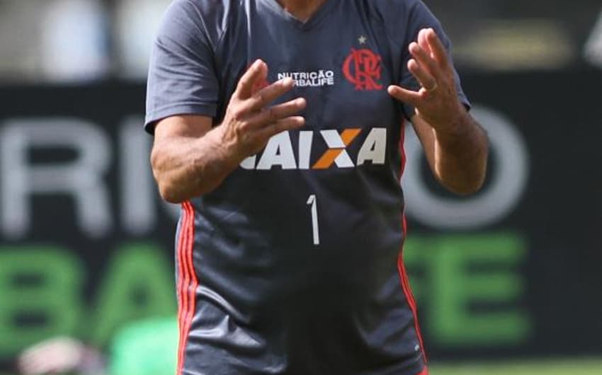 Muricy Ramalho em treino do Flamengo (Gilvan de Souza / Flamengo)