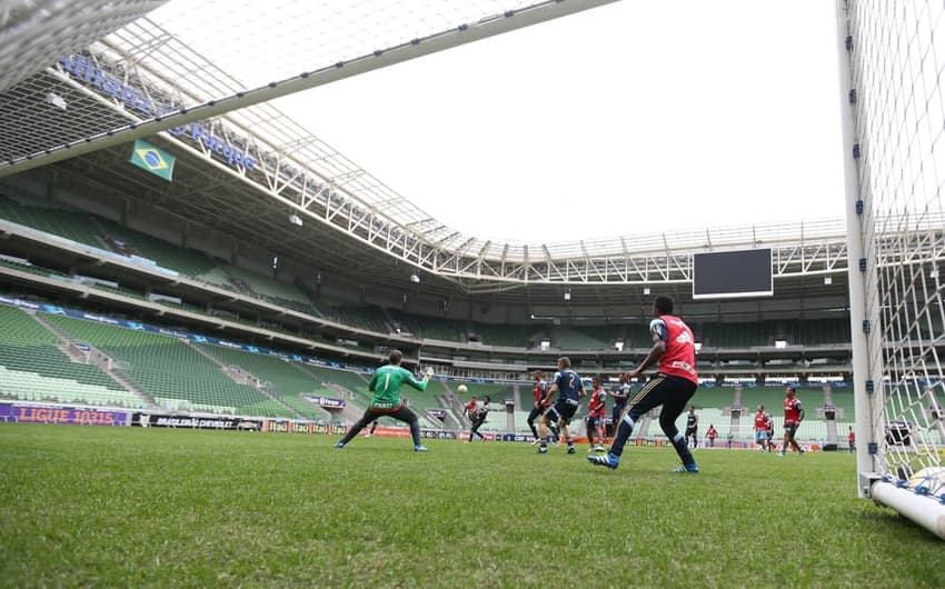 Treino do Palmeiras no Allianz Parque