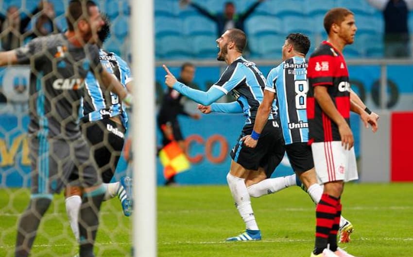 Grêmio derrotou o Flamengo por 1 a 0