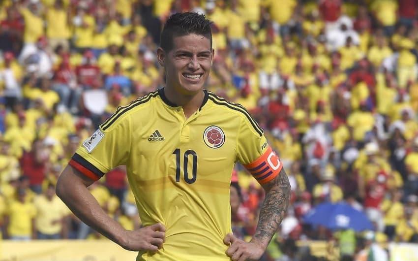 James é o camisa 10 e grande esperança da Colômbia na Copa América