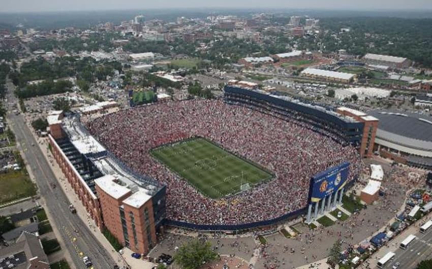 Jogo entre Real Madrid e Manchester United em 2014 levou quase 110 mil ao amistoso disputado em Michigan
