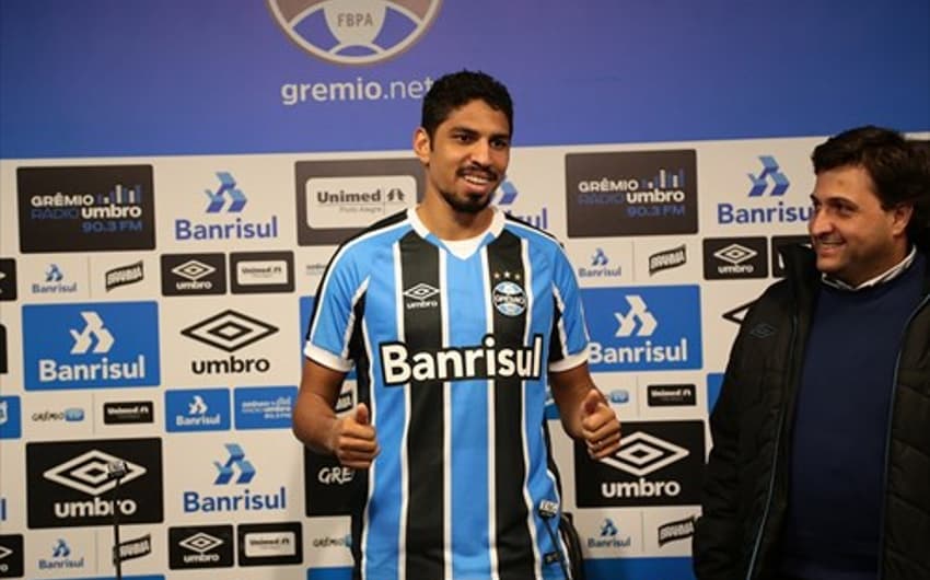 Wallace - Grêmio (Foto: Lucas Uebel / Grêmio)