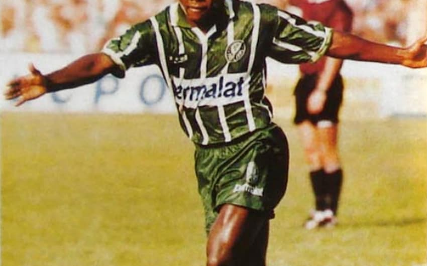 Cléber com o Palmeiras de 1996