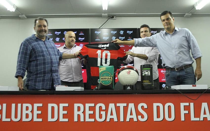 Flamengo anunciou novo patrocinador nesta sexta-feira (Gilvan de Souza / Flamengo)