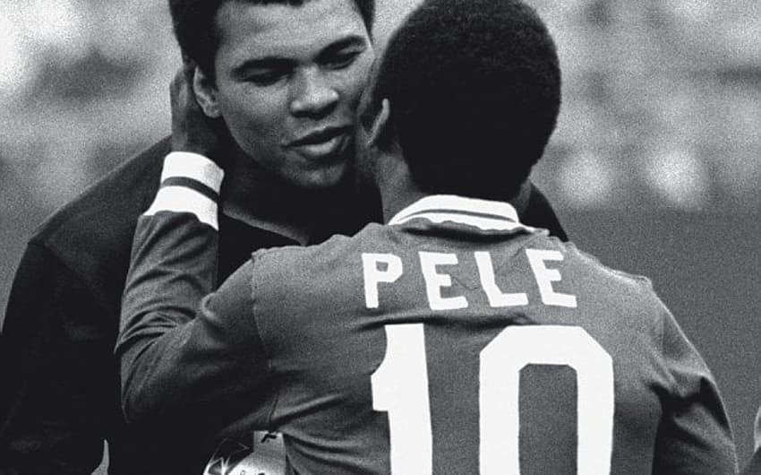 Encontro de lendas, Pelé e Muhammad Ali (Foto: Reprodução/Facebook)