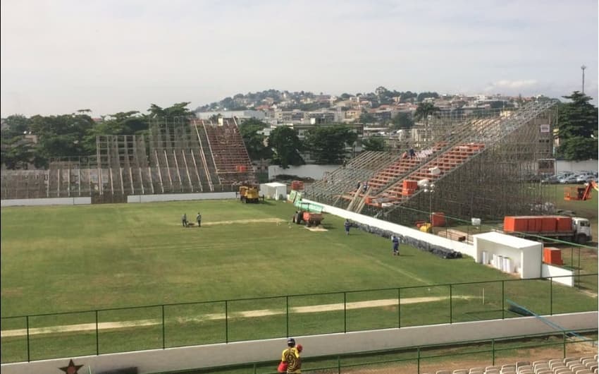 Arena Botafogo está em fase final
