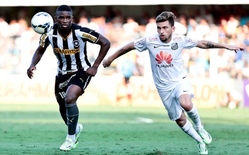 Último jogo - Santos 2 x 0 Botafogo (30/11/2014)&nbsp;