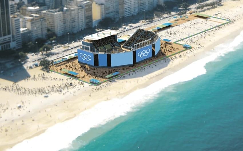 Arena Olímpica do vôlei de praia Rio2016