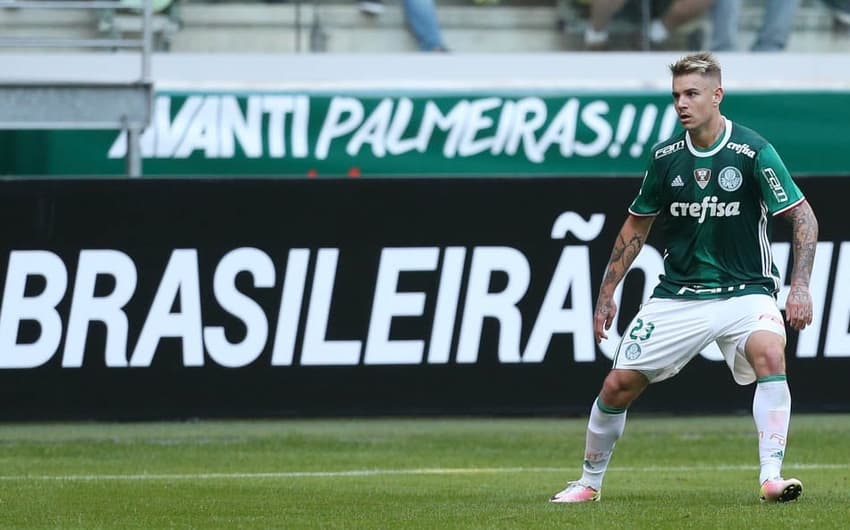 Róger Guedes tem 12 jogos e três gols pelo Palmeiras&nbsp;