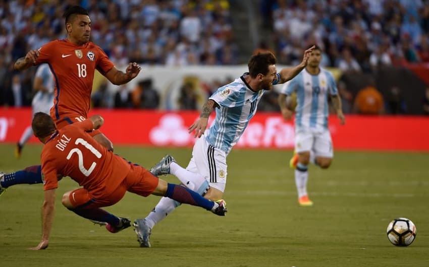 Copa America - Chile x Argentina (foto: Nicholas Kamm / AFP)