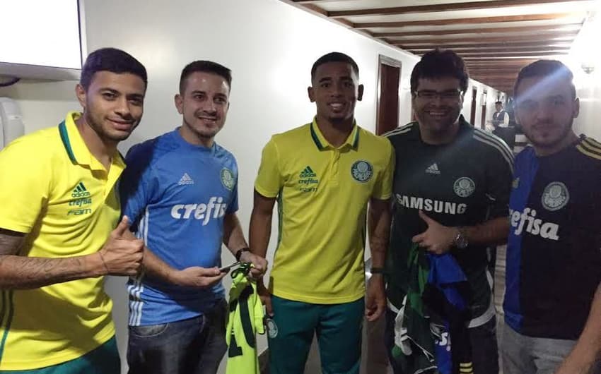 Sócios do Palmeiras participaram de ação em Belo Horizonte (Foto: divulgação)