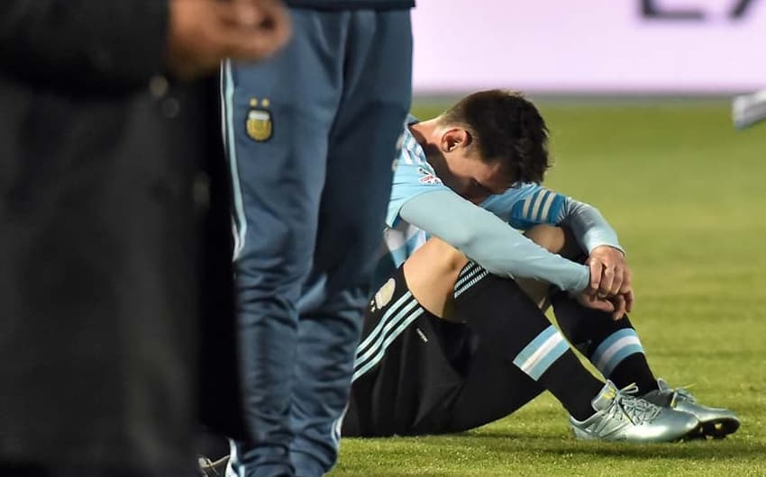 Messi disputa a final contra ao Chile, que termina empatada sem gols no tempo normal e na prorrogação. O craque converte sua penalidade. Porém, os chilenos ganham por 4 a 1