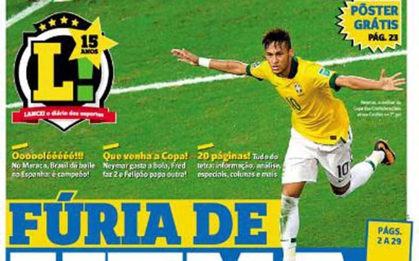 Em 2013 veio o último título da Seleção Brasileira. Venceu a Espanha na final da Copa das Confederações em casa