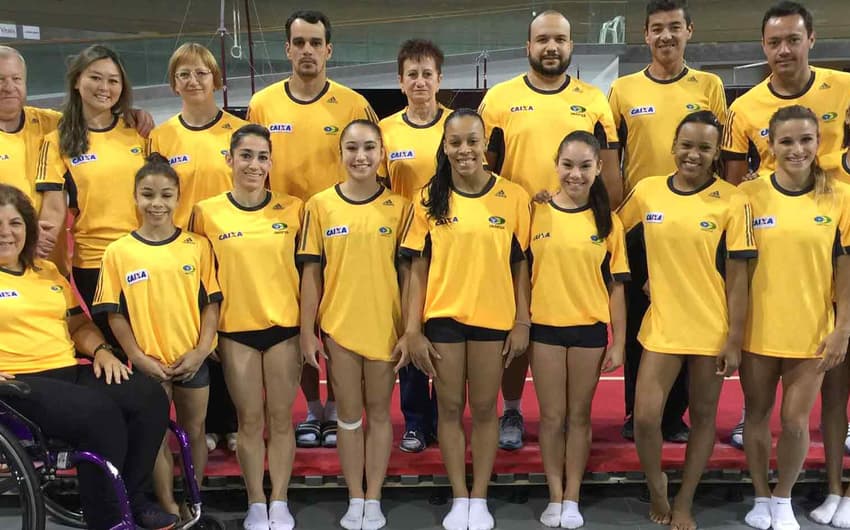 seleção feminina de ginástica treina em Portugal
