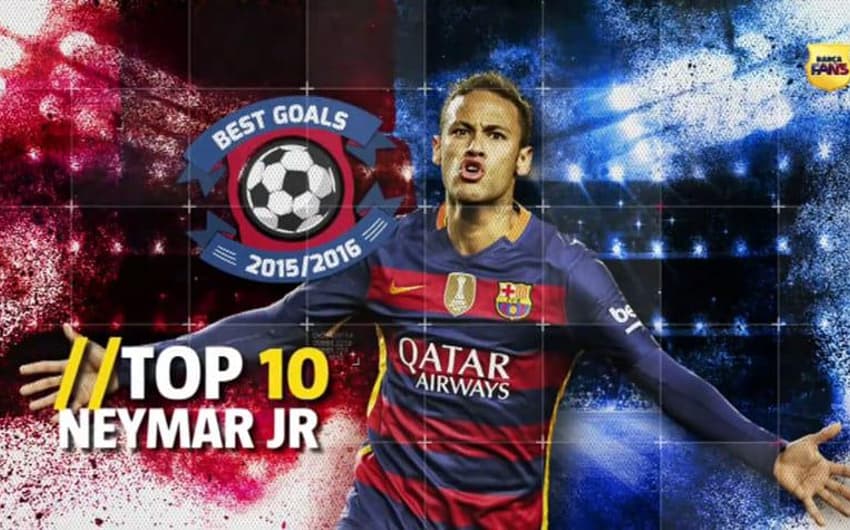 Barcelona elege os dez gols mais bonitos de Neymar