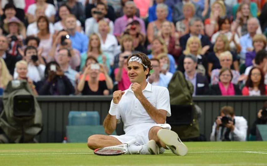 2012 - Roger Federer venceu andy Murray