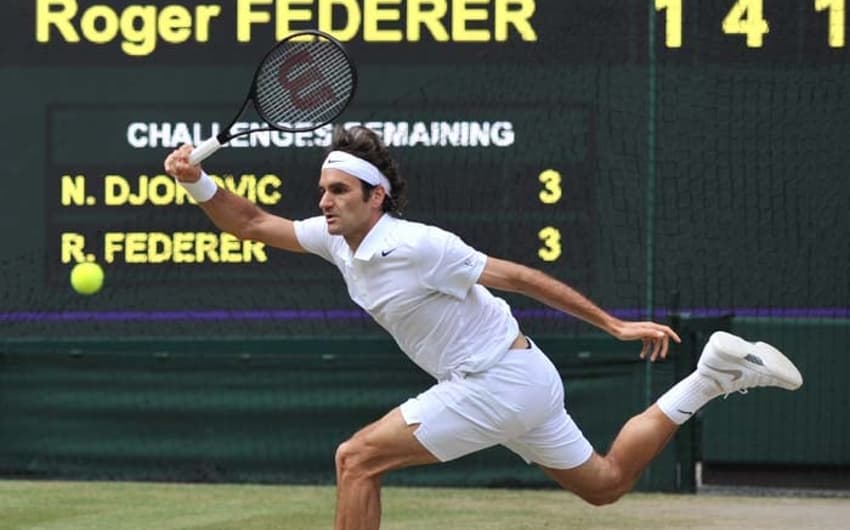 2014 Roger Federer perdeu para  Novak Djokovic