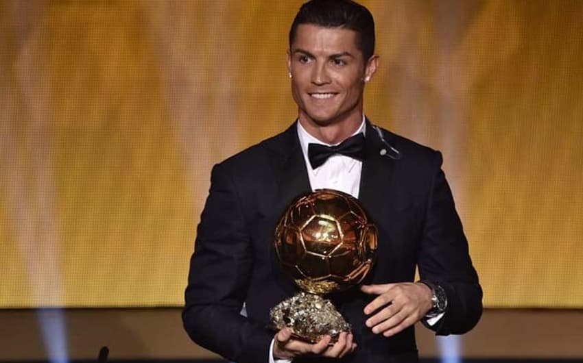 Em 2014, Cristiano Ronaldo ganhou pela 3ª vez a Bola de Ouro como melhor do mundo