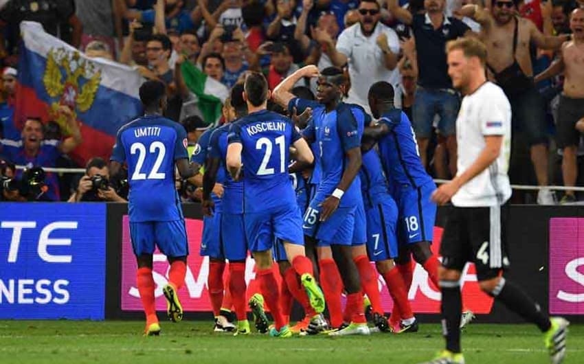 França superou a Alemanha nesta quinta-feira, com triunfo por 2 a 0